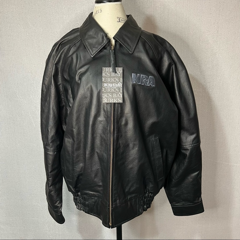 Burk’s Bay NRA leather jacket